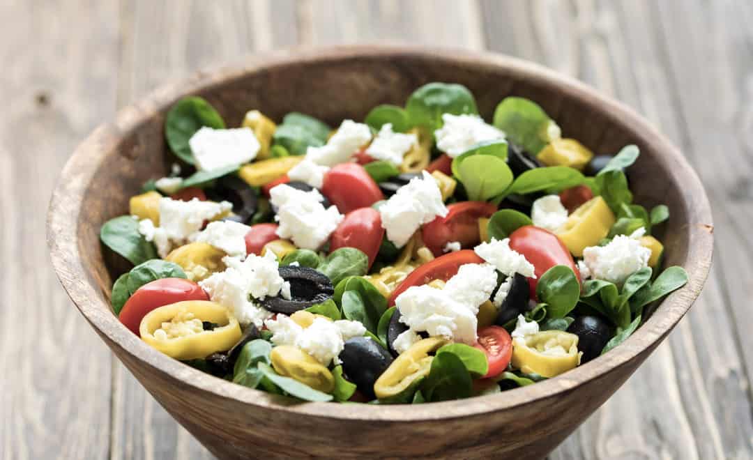 Feldsalat mit Feta